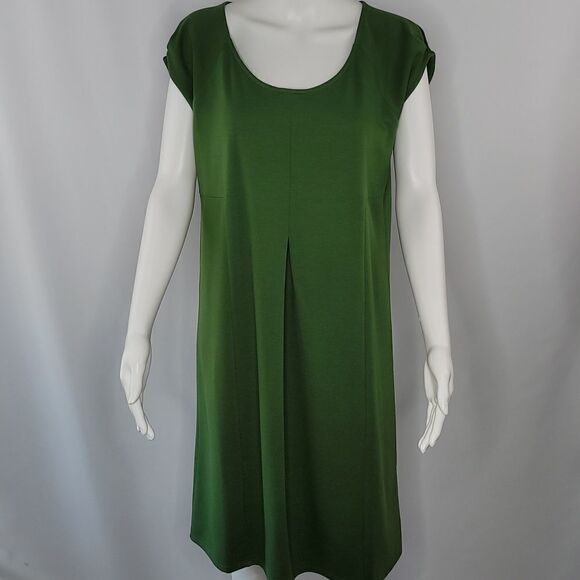 Chadwicks Olive Green Cap Sleeve Dress - Picture 1 of 8